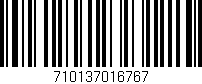 Código de barras (EAN, GTIN, SKU, ISBN): '710137016767'