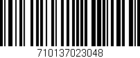 Código de barras (EAN, GTIN, SKU, ISBN): '710137023048'