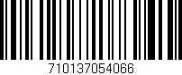 Código de barras (EAN, GTIN, SKU, ISBN): '710137054066'