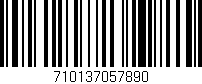 Código de barras (EAN, GTIN, SKU, ISBN): '710137057890'