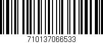 Código de barras (EAN, GTIN, SKU, ISBN): '710137066533'