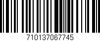 Código de barras (EAN, GTIN, SKU, ISBN): '710137067745'