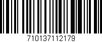 Código de barras (EAN, GTIN, SKU, ISBN): '710137112179'