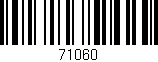 Código de barras (EAN, GTIN, SKU, ISBN): '71060'