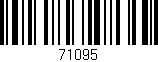 Código de barras (EAN, GTIN, SKU, ISBN): '71095'