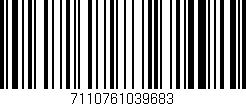Código de barras (EAN, GTIN, SKU, ISBN): '7110761039683'