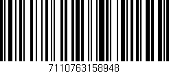 Código de barras (EAN, GTIN, SKU, ISBN): '7110763158948'