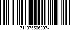 Código de barras (EAN, GTIN, SKU, ISBN): '7110765060874'