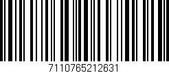 Código de barras (EAN, GTIN, SKU, ISBN): '7110765212631'