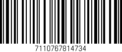 Código de barras (EAN, GTIN, SKU, ISBN): '7110767814734'