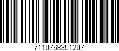 Código de barras (EAN, GTIN, SKU, ISBN): '7110768351207'