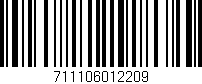 Código de barras (EAN, GTIN, SKU, ISBN): '711106012209'