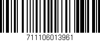 Código de barras (EAN, GTIN, SKU, ISBN): '711106013961'