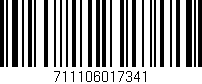Código de barras (EAN, GTIN, SKU, ISBN): '711106017341'