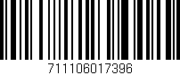 Código de barras (EAN, GTIN, SKU, ISBN): '711106017396'