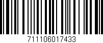 Código de barras (EAN, GTIN, SKU, ISBN): '711106017433'