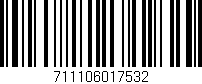 Código de barras (EAN, GTIN, SKU, ISBN): '711106017532'