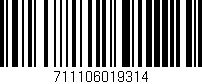 Código de barras (EAN, GTIN, SKU, ISBN): '711106019314'