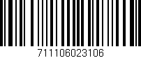 Código de barras (EAN, GTIN, SKU, ISBN): '711106023106'