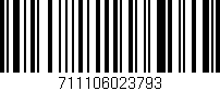 Código de barras (EAN, GTIN, SKU, ISBN): '711106023793'