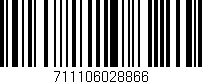 Código de barras (EAN, GTIN, SKU, ISBN): '711106028866'