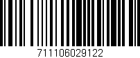 Código de barras (EAN, GTIN, SKU, ISBN): '711106029122'