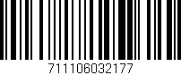 Código de barras (EAN, GTIN, SKU, ISBN): '711106032177'