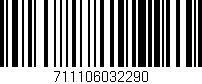 Código de barras (EAN, GTIN, SKU, ISBN): '711106032290'