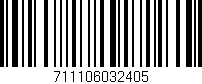 Código de barras (EAN, GTIN, SKU, ISBN): '711106032405'