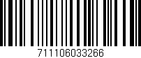 Código de barras (EAN, GTIN, SKU, ISBN): '711106033266'
