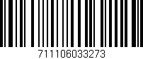 Código de barras (EAN, GTIN, SKU, ISBN): '711106033273'