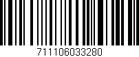 Código de barras (EAN, GTIN, SKU, ISBN): '711106033280'
