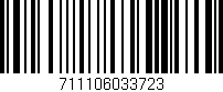 Código de barras (EAN, GTIN, SKU, ISBN): '711106033723'