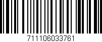 Código de barras (EAN, GTIN, SKU, ISBN): '711106033761'