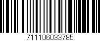 Código de barras (EAN, GTIN, SKU, ISBN): '711106033785'
