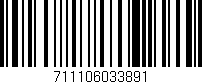 Código de barras (EAN, GTIN, SKU, ISBN): '711106033891'