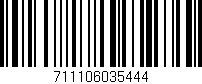 Código de barras (EAN, GTIN, SKU, ISBN): '711106035444'