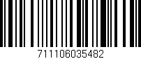 Código de barras (EAN, GTIN, SKU, ISBN): '711106035482'