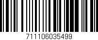 Código de barras (EAN, GTIN, SKU, ISBN): '711106035499'