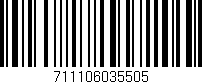 Código de barras (EAN, GTIN, SKU, ISBN): '711106035505'