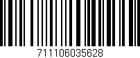 Código de barras (EAN, GTIN, SKU, ISBN): '711106035628'