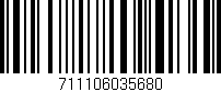 Código de barras (EAN, GTIN, SKU, ISBN): '711106035680'