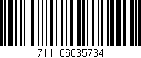Código de barras (EAN, GTIN, SKU, ISBN): '711106035734'