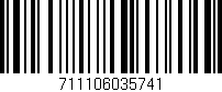 Código de barras (EAN, GTIN, SKU, ISBN): '711106035741'
