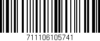 Código de barras (EAN, GTIN, SKU, ISBN): '711106105741'