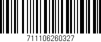 Código de barras (EAN, GTIN, SKU, ISBN): '711106260327'