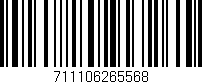 Código de barras (EAN, GTIN, SKU, ISBN): '711106265568'