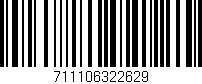 Código de barras (EAN, GTIN, SKU, ISBN): '711106322629'