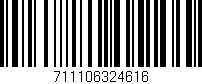 Código de barras (EAN, GTIN, SKU, ISBN): '711106324616'
