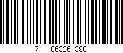 Código de barras (EAN, GTIN, SKU, ISBN): '7111063261390'